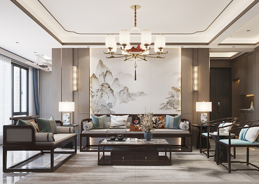 中海九樾 132平米現代簡約風格效果圖