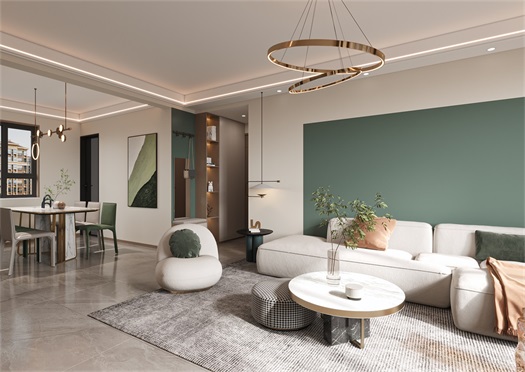 領東悅邸135平米現代簡約風格效果圖