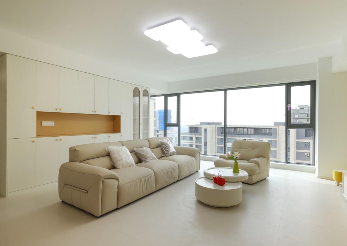 實(shí)景 | 萬錦公館143㎡奶油風(fēng)，藏進(jìn)角落里的寫意自然，讓焦慮瞬間清零！