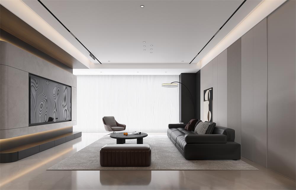 中海華樾133㎡ | 看不膩的「黑白極簡」王炸組合！高級感原地封神！